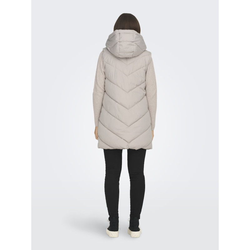 JDY Skylar Puffer Vest - Chateau Gray