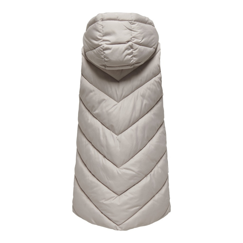 JDY Skylar Puffer Vest - Chateau Gray