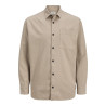 JJ REBEL Edge L/S Overshirt - Roasted Cashew