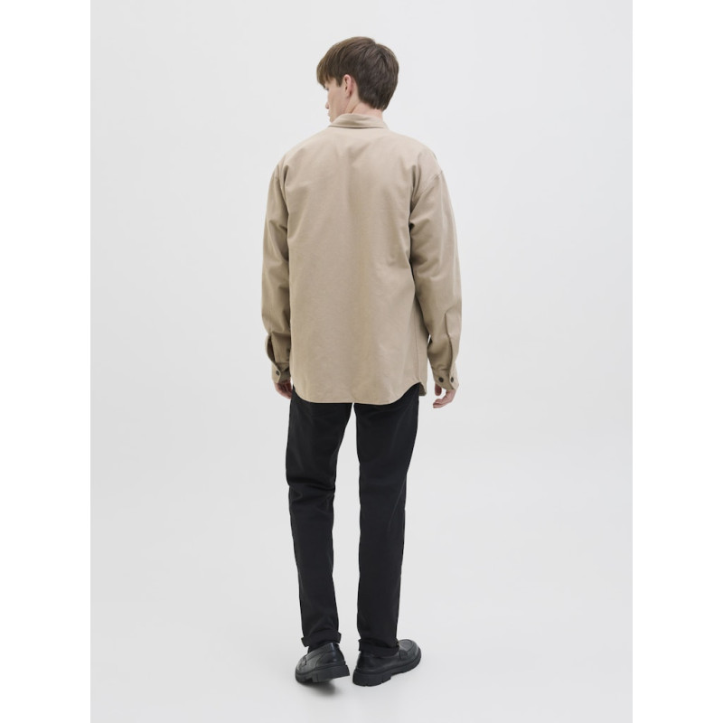 JJ REBEL Edge L/S Overshirt - Roasted Cashew