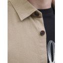 JJ REBEL Edge L/S Overshirt - Roasted Cashew