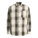 JJ REBEL Edge L/S Overshirt - Cloud Dancer