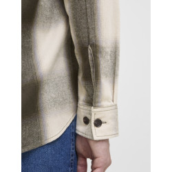 JJ REBEL Edge L/S Overshirt - Cloud Dancer