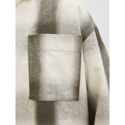 JJ REBEL Edge L/S Overshirt - Cloud Dancer