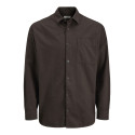 JJ REBEL Edge L/S Overshirt - Chocolate Torte