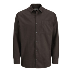 JJ REBEL Edge L/S Overshirt - Chocolate Torte