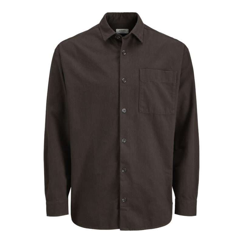 JJ REBEL Edge L/S Overshirt - Chocolate Torte