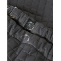 NAME IT MINI Moon Quiltet Sæt - Grey Pinstripe