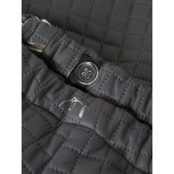 NAME IT MINI Moon Quiltet Sæt - Grey Pinstripe