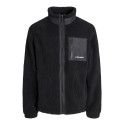 JACK & JONES Soho Teddy Jakke - Sort