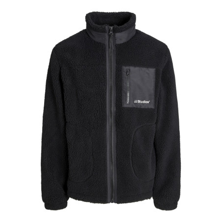 JACK & JONES Soho Teddy Jakke - Sort
