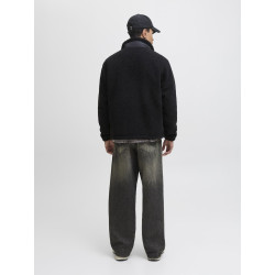 JACK & JONES Soho Teddy Jakke - Sort