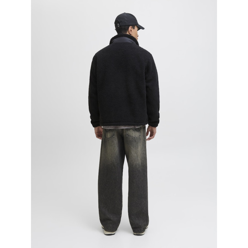 JACK & JONES Soho Teddy Jakke - Sort