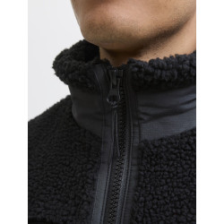 JACK & JONES Soho Teddy Jakke - Sort