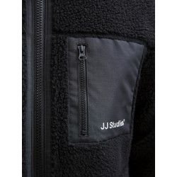 JACK & JONES Soho Teddy Jakke - Sort