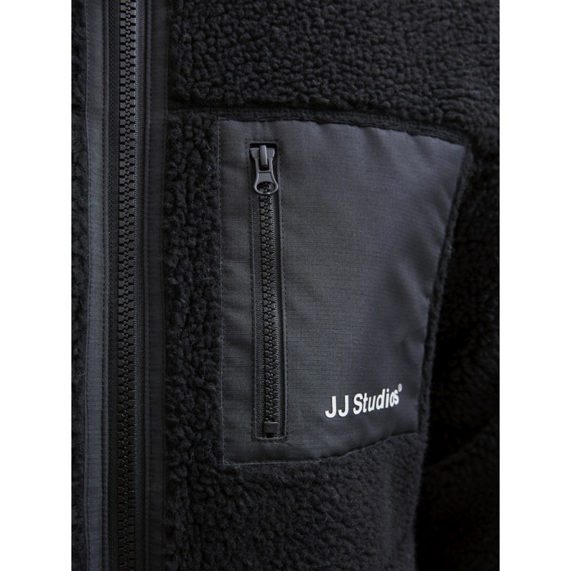 JACK & JONES Soho Teddy Jakke - Sort