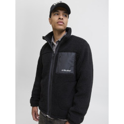 JACK & JONES Soho Teddy Jakke - Sort