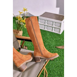 Sixth Sense Lange Støvler - Camel