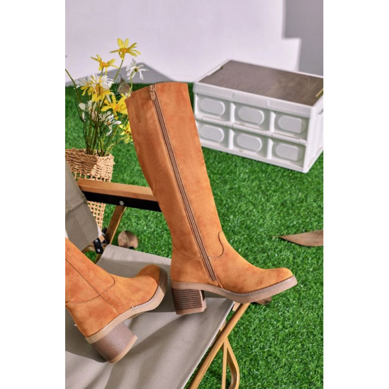 Sixth Sense Lange Støvler - Camel