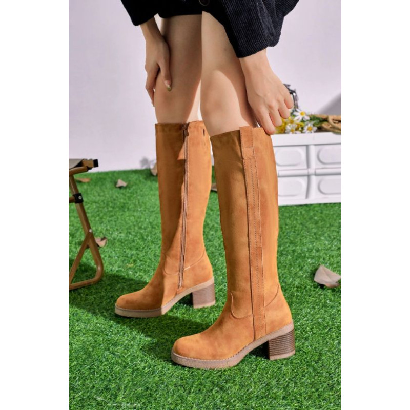 Sixth Sense Lange Støvler - Camel