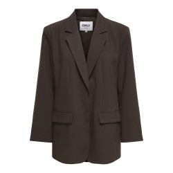 ONLY Linda-Raven L/S Blazer - Coffee Bean