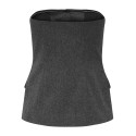 ONLY Marnie S/L Vest - Dark Grey Melange