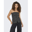 ONLY Marnie S/L Vest - Dark Grey Melange