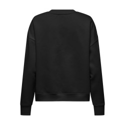 JDY Canoa L/S Broderet Sweatshirt - Sort
