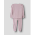 NAME IT MINI Aplisa Frozen L/S Natsæt - Keepsake Lilac
