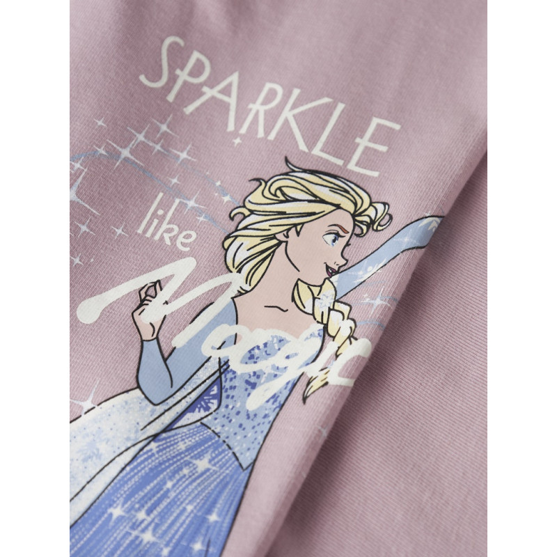 NAME IT MINI Aplisa Frozen L/S Natsæt - Keepsake Lilac