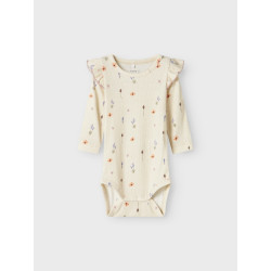 NAME IT BABY Ohio L/S Bodystocking - Peyote Melange