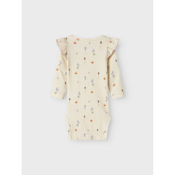 NAME IT BABY Ohio L/S Bodystocking - Peyote Melange
