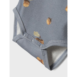 NAME IT BABY Olyan L/S Bodystocking - Tradewinds