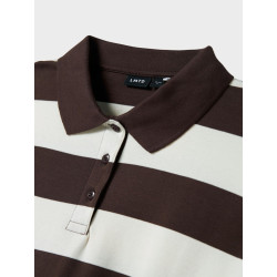 LMTD Klivas L/S Polo - Chocolate Brown