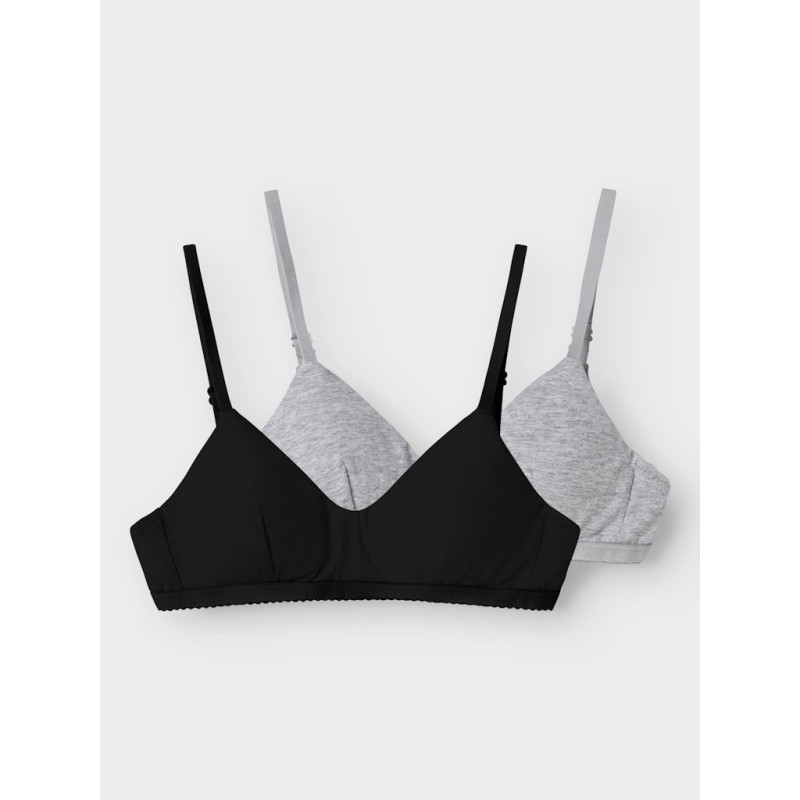 LMTD Nantelle 2-Pak Bralette - Sort