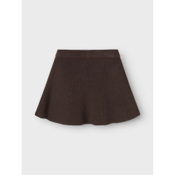 NAME IT MINI Nilla Strik Nederdel - Seal Brown