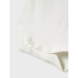 NAME IT BABY Oasa L/S Bodystocking - Cloud Dancer