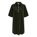 ONLY Gry-Nessa S/S Fløjl Kjole - Rosin