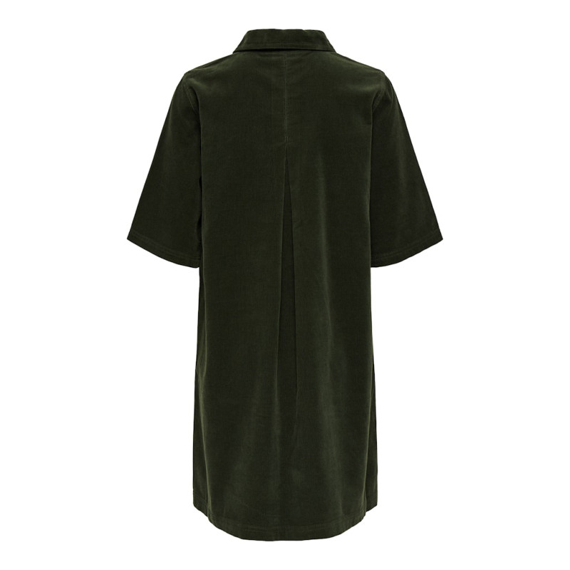 ONLY Gry-Nessa S/S Fløjl Kjole - Rosin