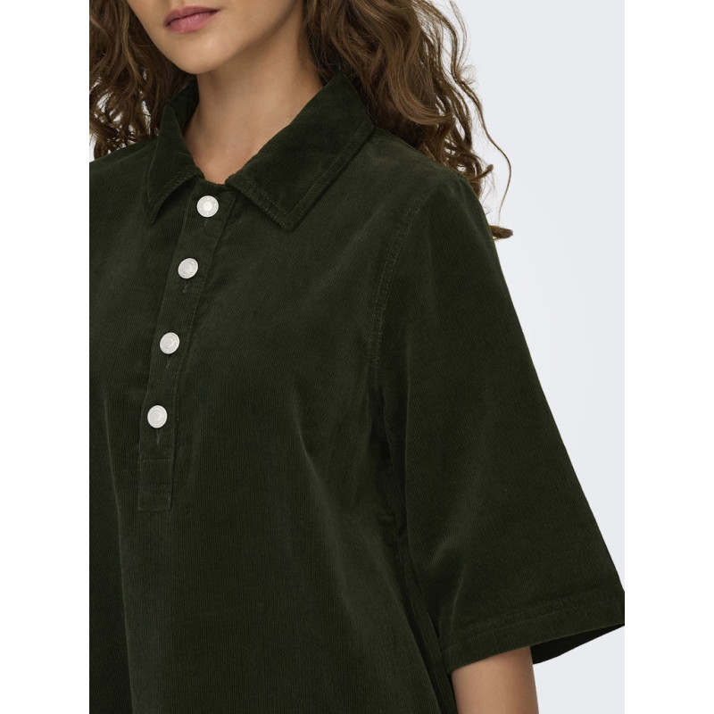 ONLY Gry-Nessa S/S Fløjl Kjole - Rosin