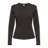JDY Eva L/S Top - Black Coffee