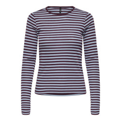 ONLY Elli L/S Bluse - Cabernet / Cashmere Blue