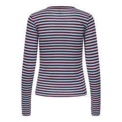 ONLY Elli L/S Bluse - Cabernet / Cashmere Blue