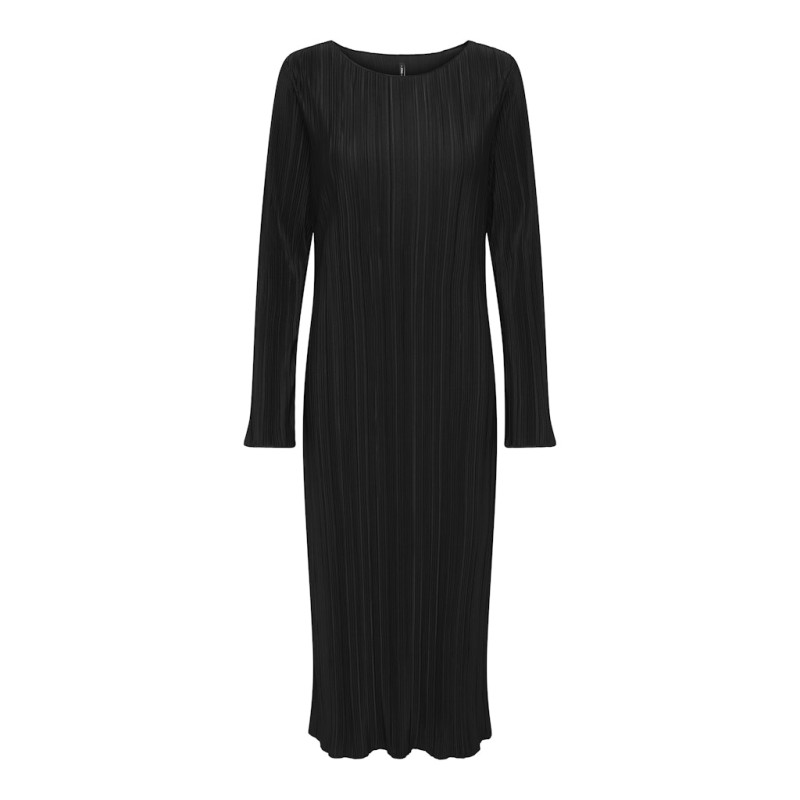 ONLY Pery L/S Midaxi Kjole - Sort