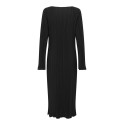 ONLY Pery L/S Midaxi Kjole - Sort