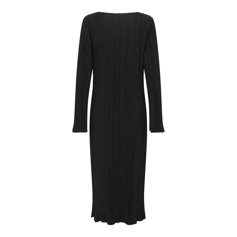 ONLY Pery L/S Midaxi Kjole - Sort