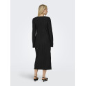 ONLY Pery L/S Midaxi Kjole - Sort