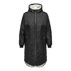 ONLY CARMAKOMA Newsandy Quiltet Jakke - Sort