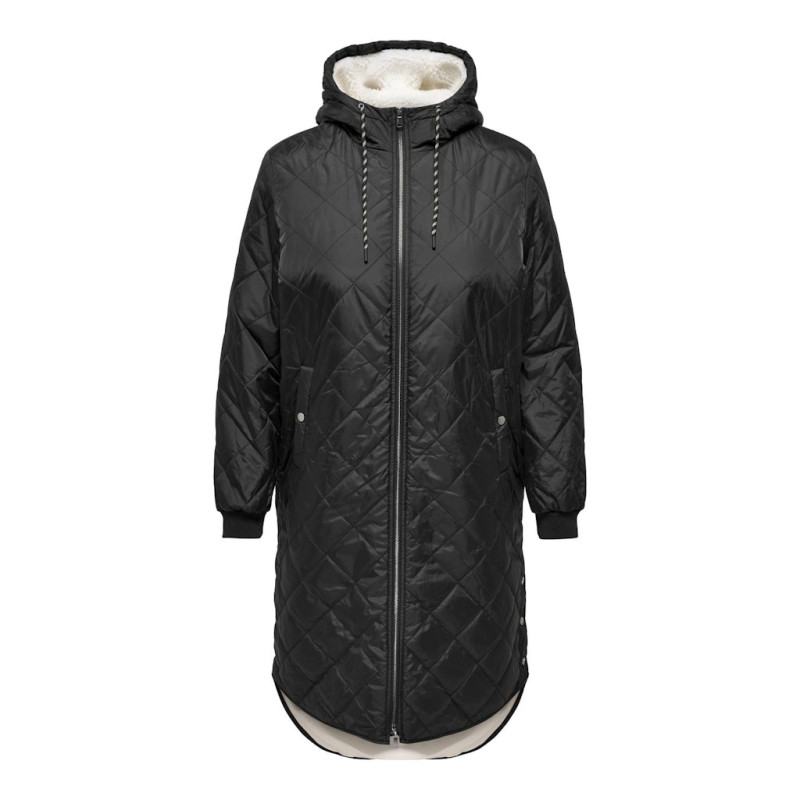 ONLY CARMAKOMA Newsandy Quiltet Jakke - Sort