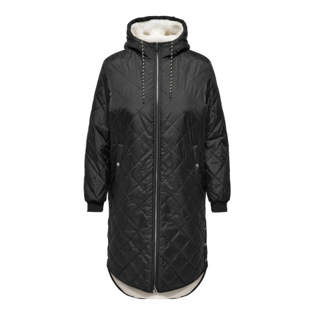 ONLY CARMAKOMA Newsandy Quiltet Jakke - Sort